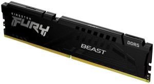 DDR5 16GB 6000MHz [FURY BEAST], Non-ECC UDIMM, CL40 1.35V, 288-Pin 1Rx8, w/Heatsink, XMP ( KF560C40BB-16 )