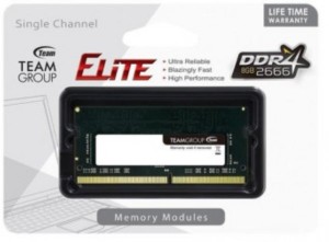 TeamGroup DDR4 TEAM ELITE SO-DIMM 8GB 2666MHz 1.2V 19-19-19-43 TED48G2666C19-S01