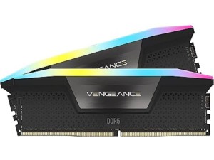 Memorija CORSAIR VENGEANCE 64GB(2x32GB)DDR56000MHzCL301.4VRGBcrna' ( 'CMH64GX5M2B6000C30' )