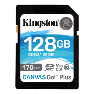 KINGSTON CanvasGo! Plus SD memorijska kartica 128GB SDG3/128GB