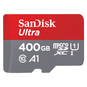 SANDISK Ultra® microSDXC 400GB UHS-I U1 A1 + adapter - SDSQUAR-400G-GN6MA