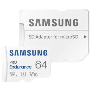 SAMSUNG MicroSDXC 64GB Pro Endurance + Adapter - MB-MJ64KA
