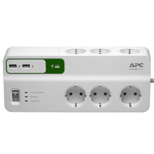 APC Essential SurgeArrest + USB charger - PM6U-GR