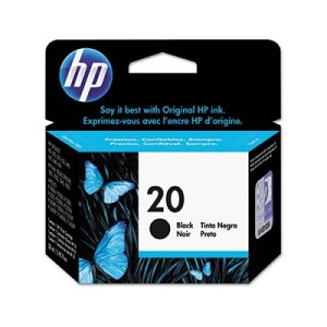 HP ink C6614D blk, No.20 (  )