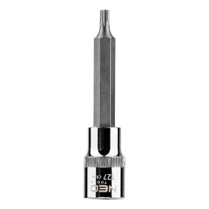 Torx bit na nasadnioj utičnici od  1/2", 100mm - NEO TOOLS