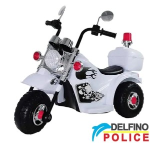 Motor na akumulator Delfino Police Beli (DEL-995-W)