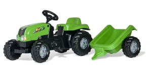 Rolly Toys Traktor Kid-X sa prikolicom zeleni 012169