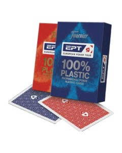 Karte Fournier - EPT - 100% Plastic - Professional Poker Playing Cards 