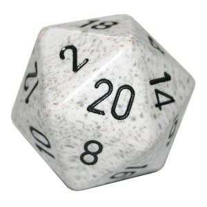 Kockice Chessex - Speckled - Arctic Camo D20 34mm 