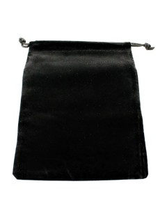 Dice Bag Chessex - Suedecloth L - Black 