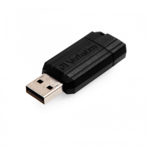 VERBATIM PinStripe 64GB Black USB Flash Memorija